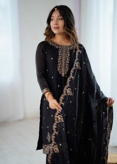 ✨ Kediya Kurta with Embroidered Sharara Set